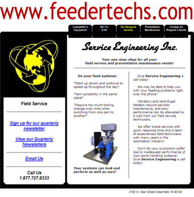 Feeder Bowl Maintenance & Repair - Service Engineering Field Technicians.